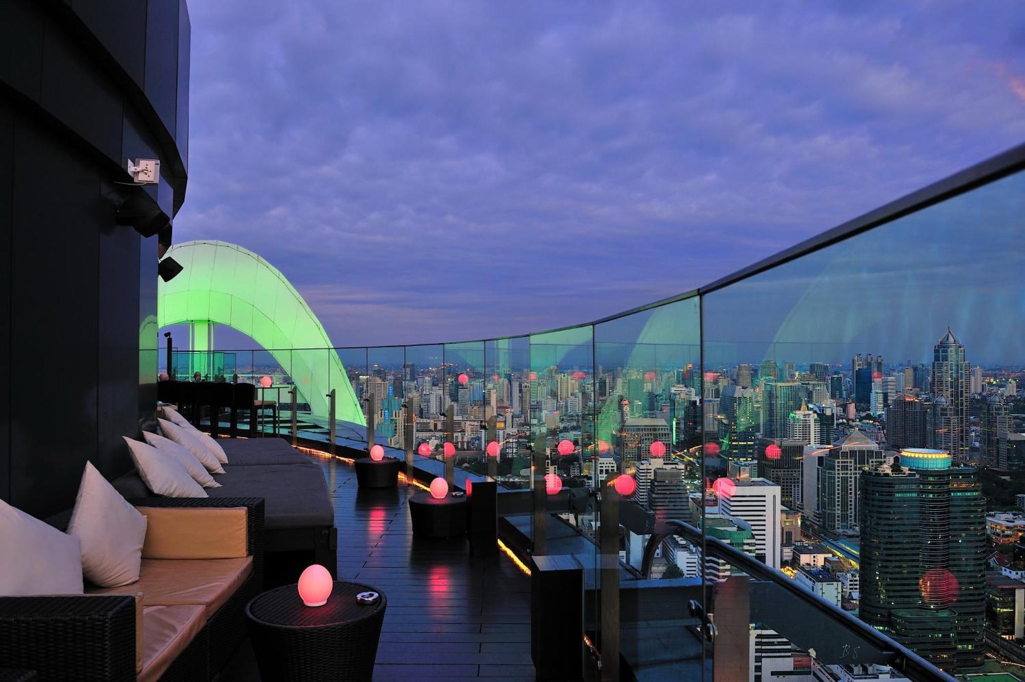 Centara Grand At Centralworld Μπανγκόκ Εξωτερικό φωτογραφία View from the bar